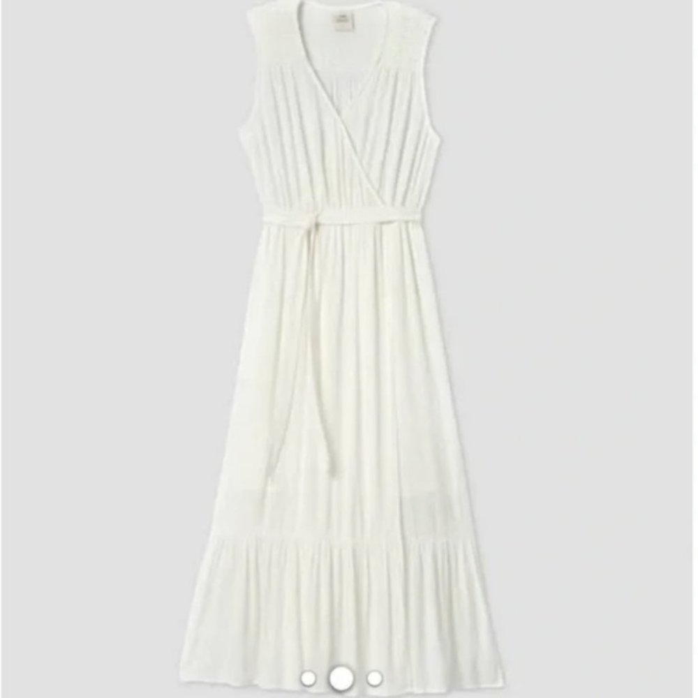 Knox Rose/Target White Belted Maxi Dress